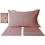 Completo letto Fazzini Righe Rosso ASOLE