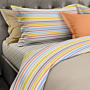 Completo letto Le vie del cotone Righe Multicolor RAINBOW