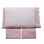 Completo letto Fazzini Scacchi Rosa PISOLO