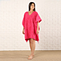 Accappatoio poncho Maryhome Floreale Fucsia CHRISTINE