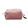 Beauty pochette in velluto Maryhome Tinta unita Rosa SENAPE