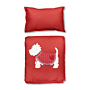 Parure copripiumino Maryhome Animali Rosso WESTY