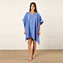 Accappatoio poncho Maryhome Floreale Blu CHRISTINE