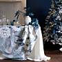 Tovaglia Maison Sucrée Natale Blu RIBBON