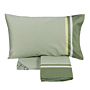 Completo letto Fazzini Tinta unita Verde/Cactus KUBRIC 60