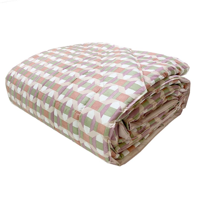 Vendita online twiggy - quilt copriletto trapuntato matrimoniale maxi in  percalle di cotone geometrico fazzini -  - L'Angolo del  Corredo